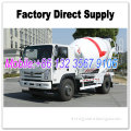 Euro5 Tri-Ring 3CBM 4CBM 5CBM 6CBM 4x2 Cement Concrete Mixer Truck for Burkina-Faso